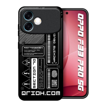 Futuristic Art Oppo F33 Pro 5G Glass Back Cover Online