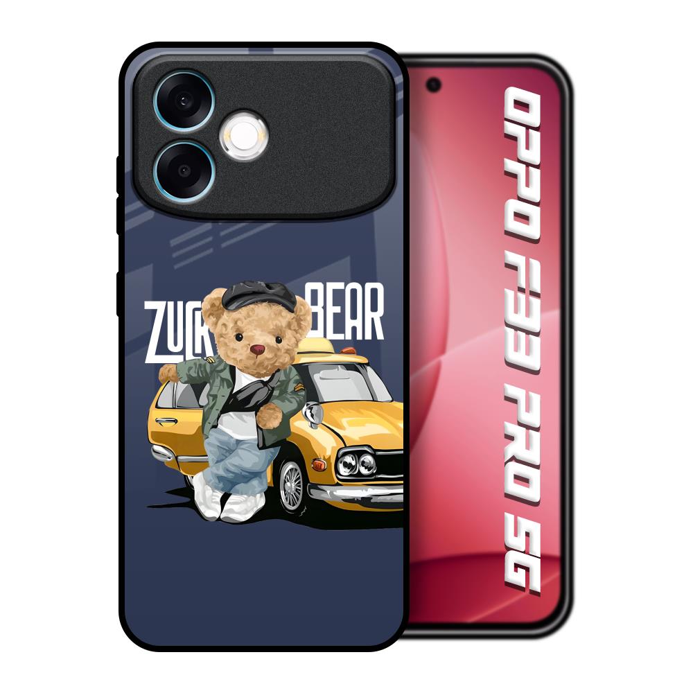Adventurous Bear Oppo F33 Pro 5G Glass Back Cover Online