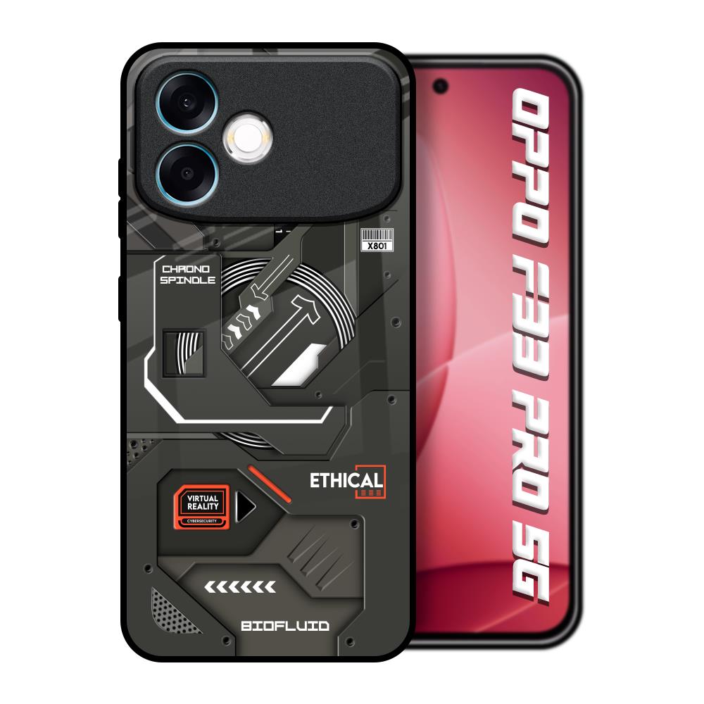 Tech Aesthetics Oppo F33 Pro 5G Glass Back Cover Online