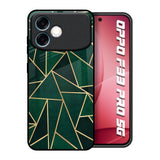 Abstract Green Oppo F33 Pro 5G Glass Back Cover Online