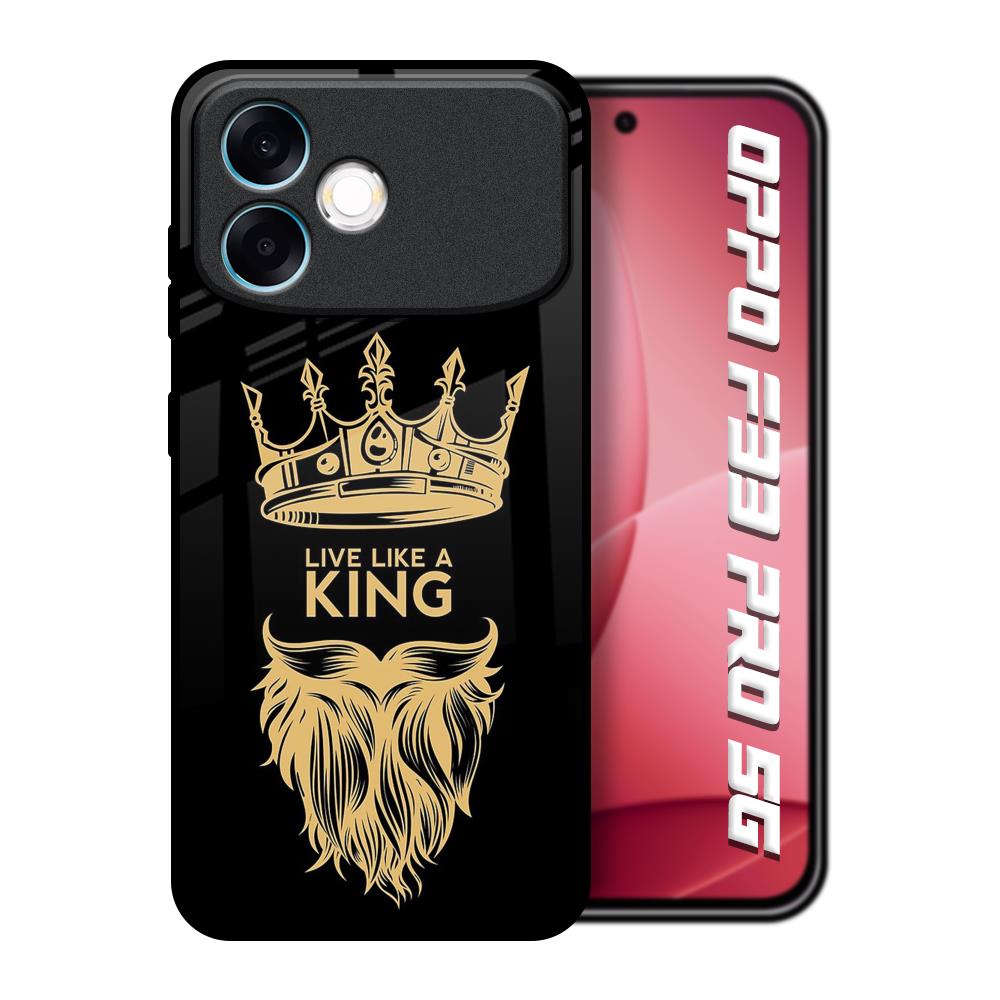 King Life Oppo F33 Pro 5G Glass Back Cover Online