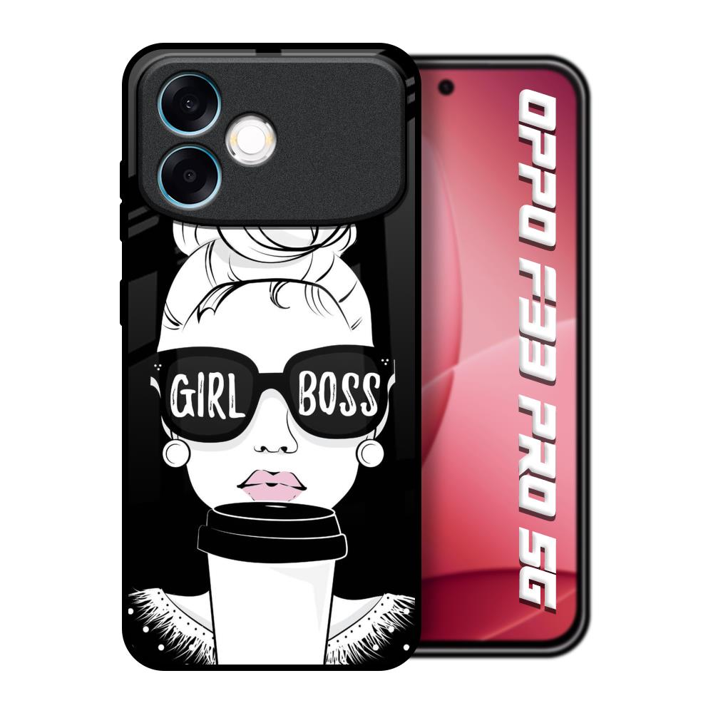 Girl Boss Oppo F33 Pro 5G Glass Back Cover Online