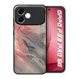 Pink And Grey Marble Oppo F33 Pro 5G Glass Back Cover Online