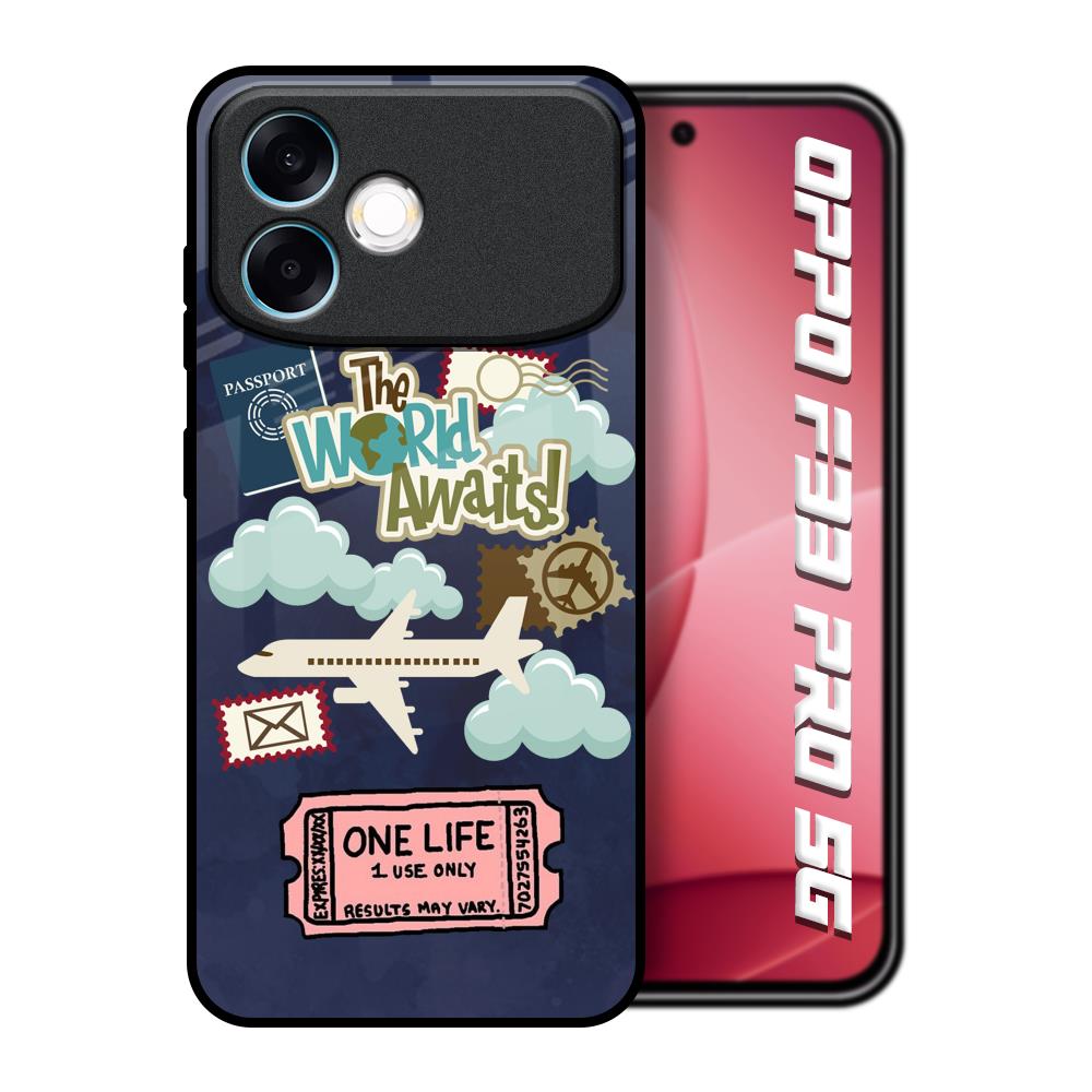 Tour The World Oppo F33 Pro 5G Glass Back Cover Online