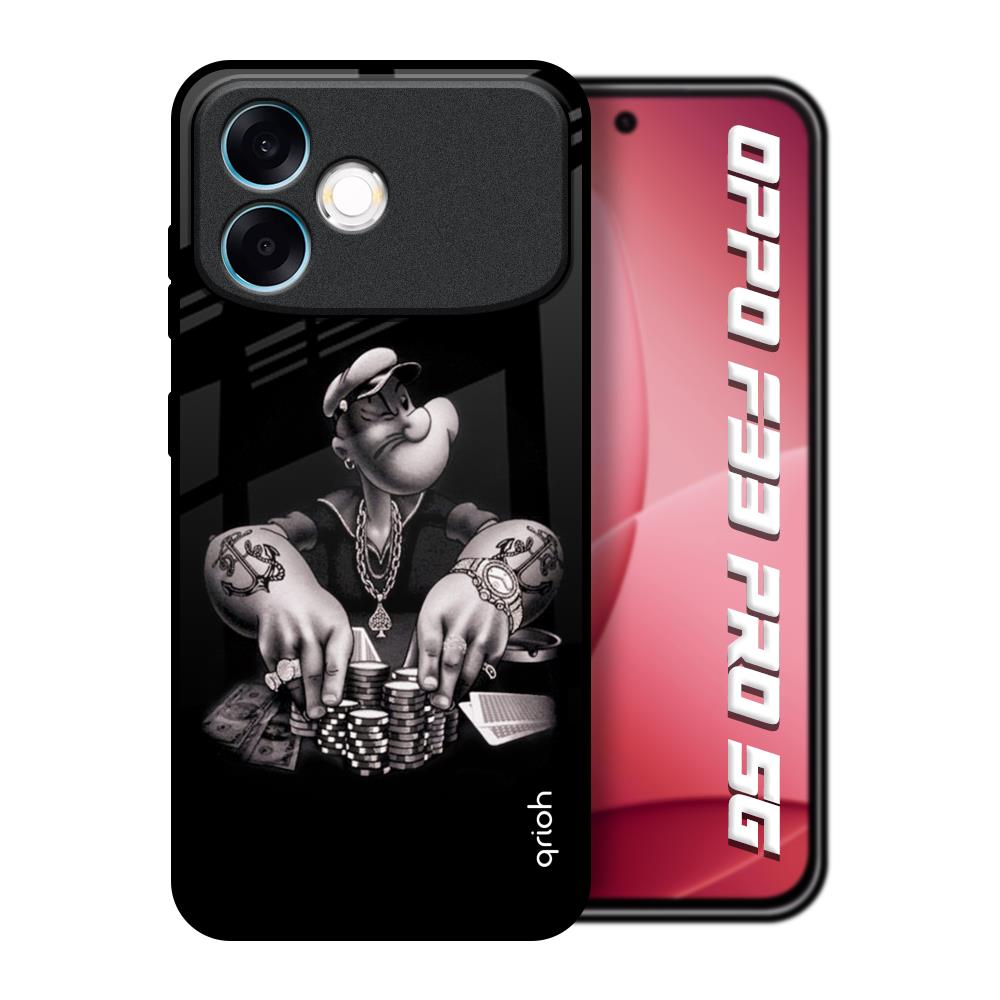 Gambling Problem Oppo F33 Pro 5G Glass Back Cover Online