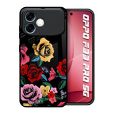 Floral Decorative Oppo F33 Pro 5G Glass Back Cover Online