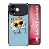 Adorable Cute Kitty Oppo F33 Pro 5G Glass Back Cover Online