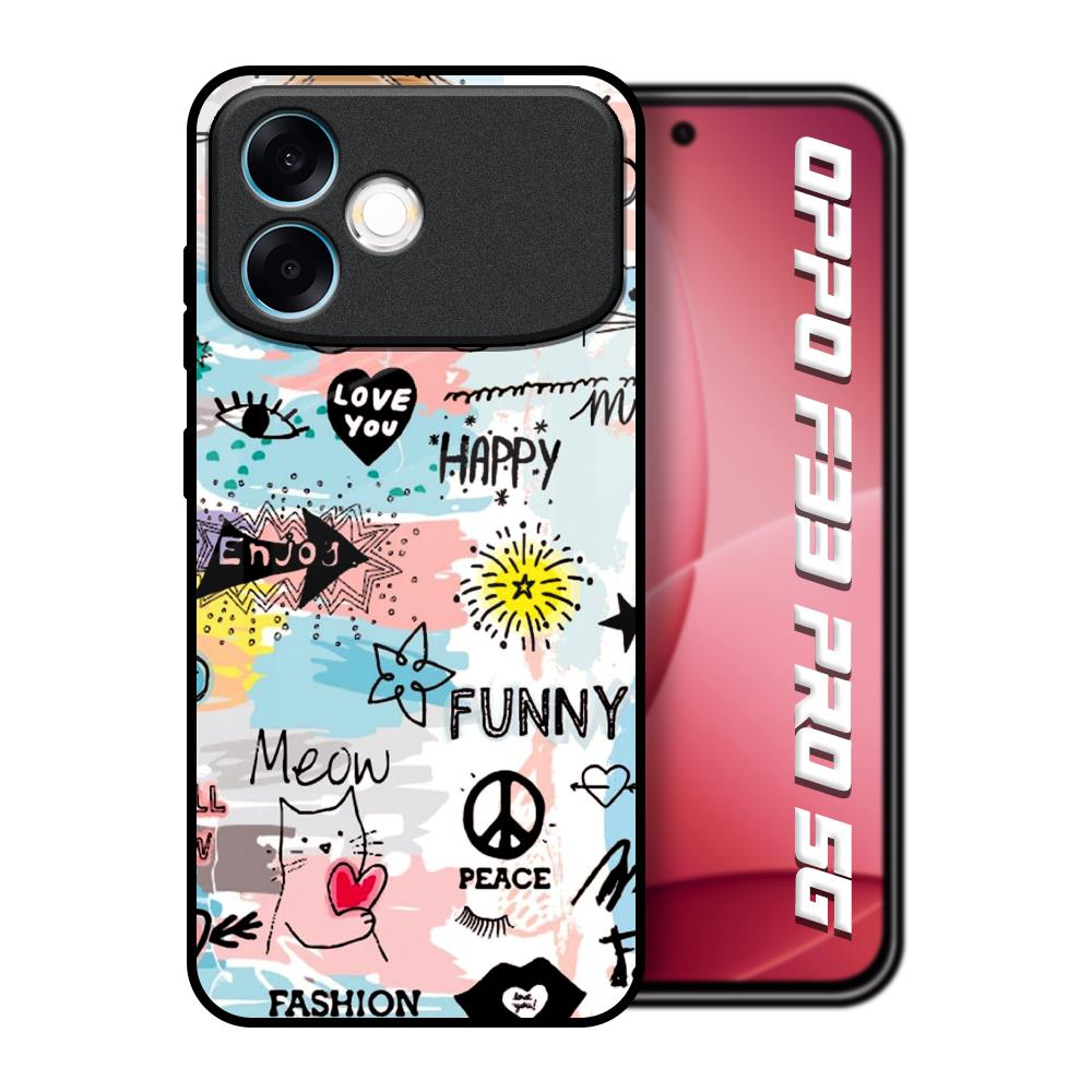 Just For You Oppo F33 Pro 5G Glass Back Cover Online