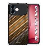 Diagonal Slash Pattern Oppo F33 Pro 5G Glass Back Cover Online