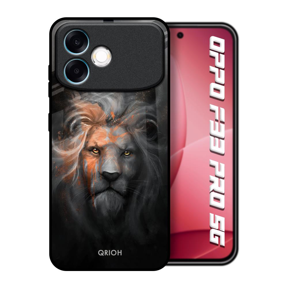 Devil Lion Oppo F33 Pro 5G Glass Back Cover Online