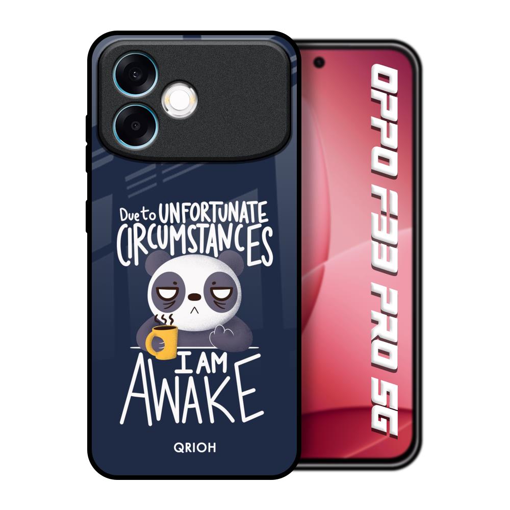 Struggling Panda Oppo F33 Pro 5G Glass Back Cover Online