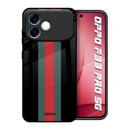Vertical Stripes Oppo F33 Pro 5G Glass Back Cover Online