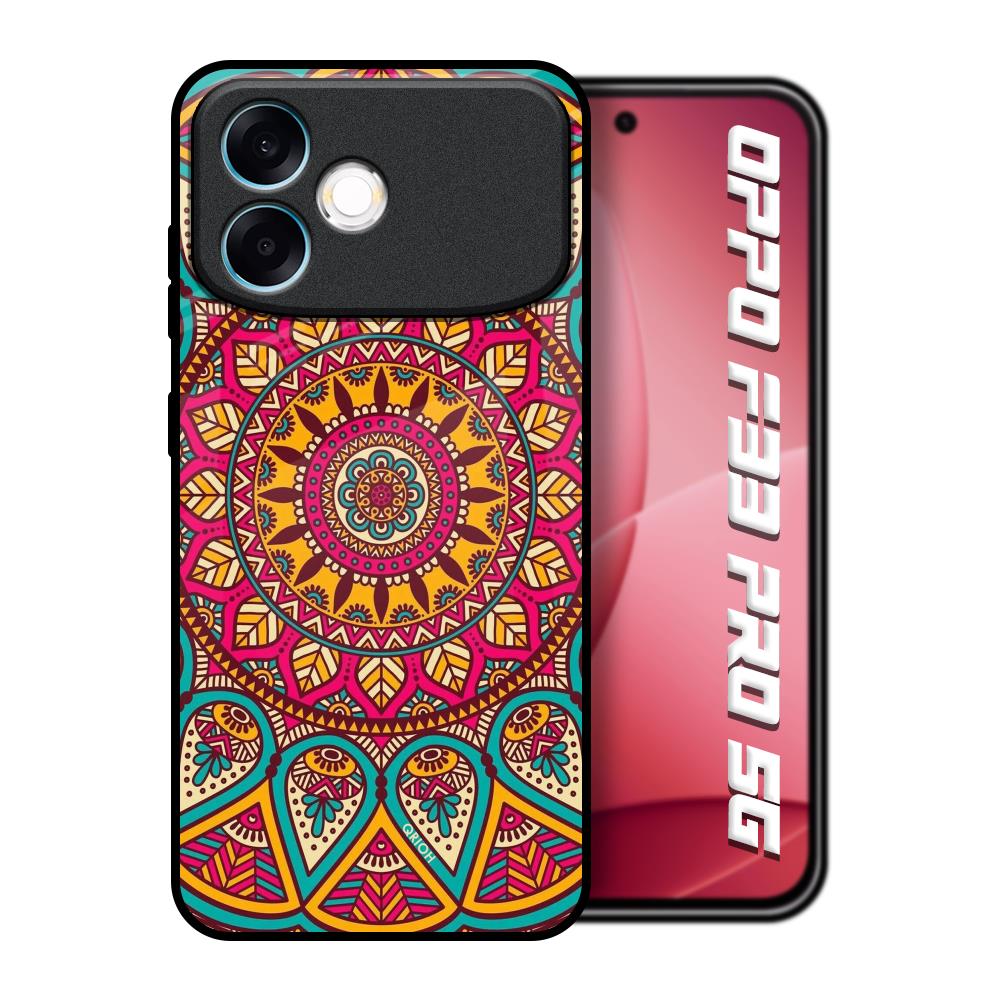 Elegant Mandala Oppo F33 Pro 5G Glass Back Cover Online