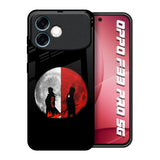 Anime Red Moon Oppo F33 Pro 5G Glass Back Cover Online