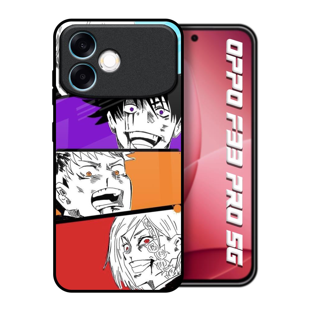 Anime Sketch Oppo F33 Pro 5G Glass Back Cover Online