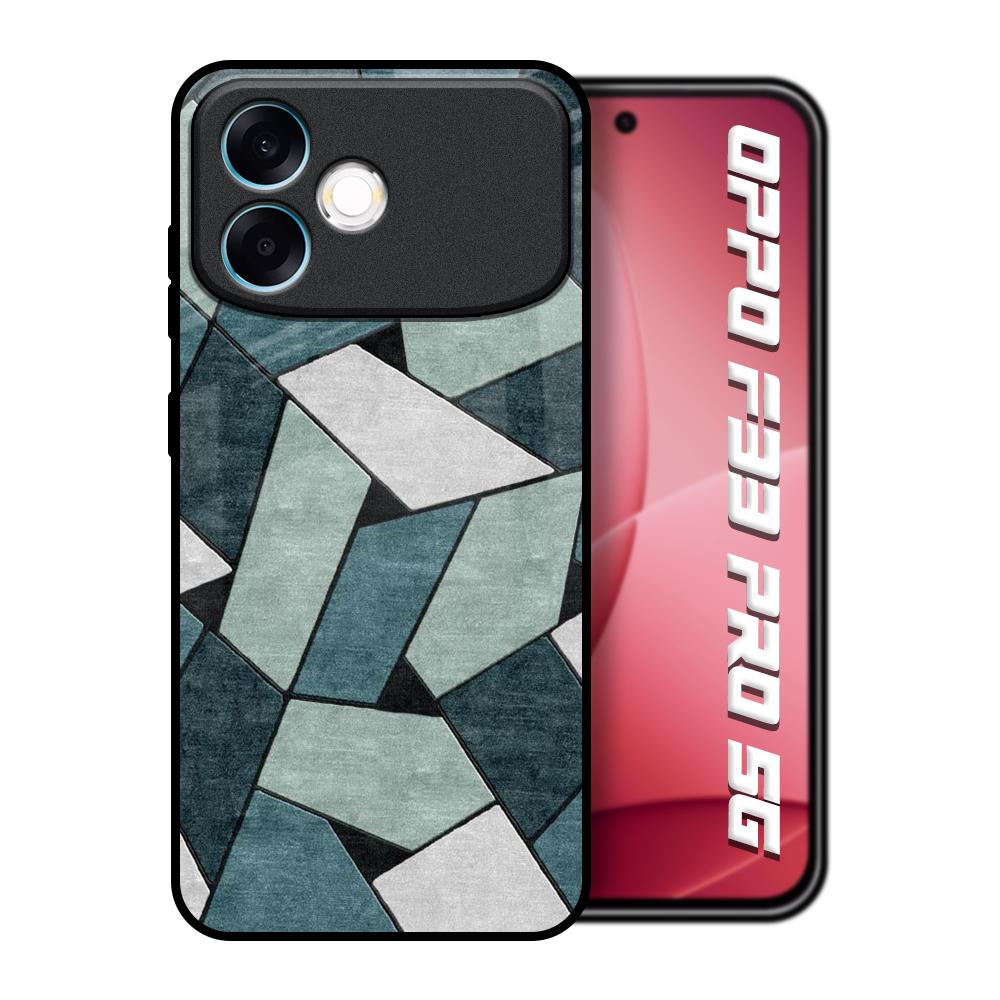 Abstact Tiles Oppo F33 Pro 5G Glass Back Cover Online
