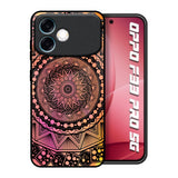Floral Mandala Oppo F33 Pro 5G Glass Back Cover Online