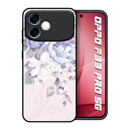 Elegant Floral Oppo F33 Pro 5G Glass Back Cover Online