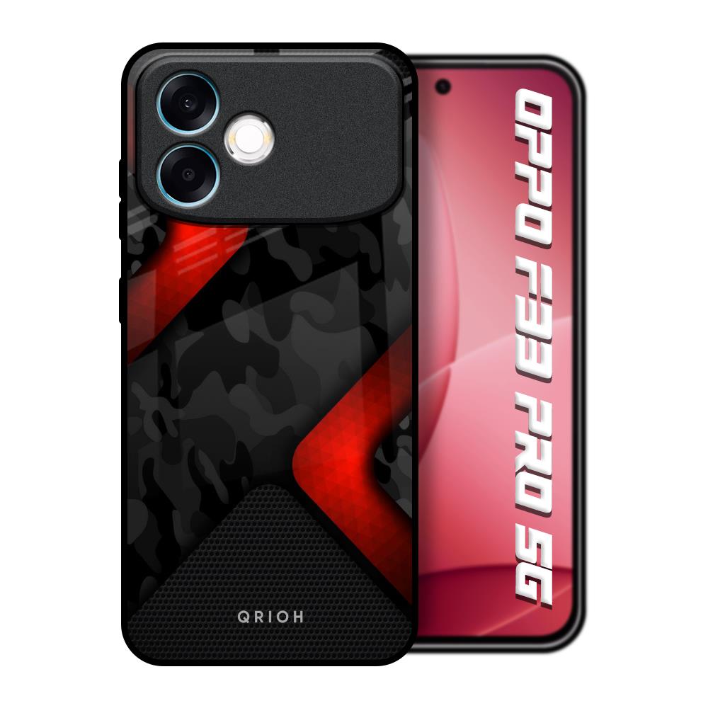 Modern Camo Abstract Oppo F33 Pro 5G Glass Back Cover Online
