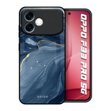 Deep Ocean Marble Oppo F33 Pro 5G Glass Back Cover Online