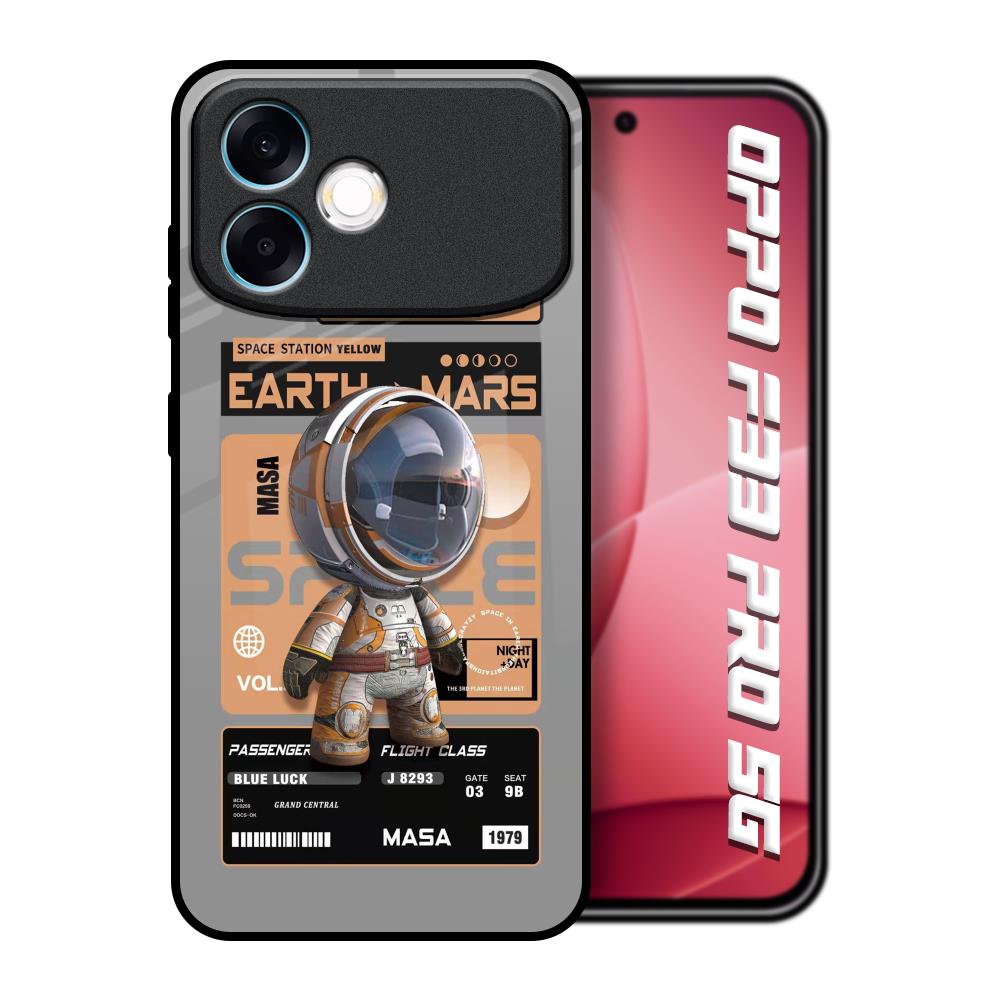 Space Ticket Oppo F33 Pro 5G Glass Back Cover Online