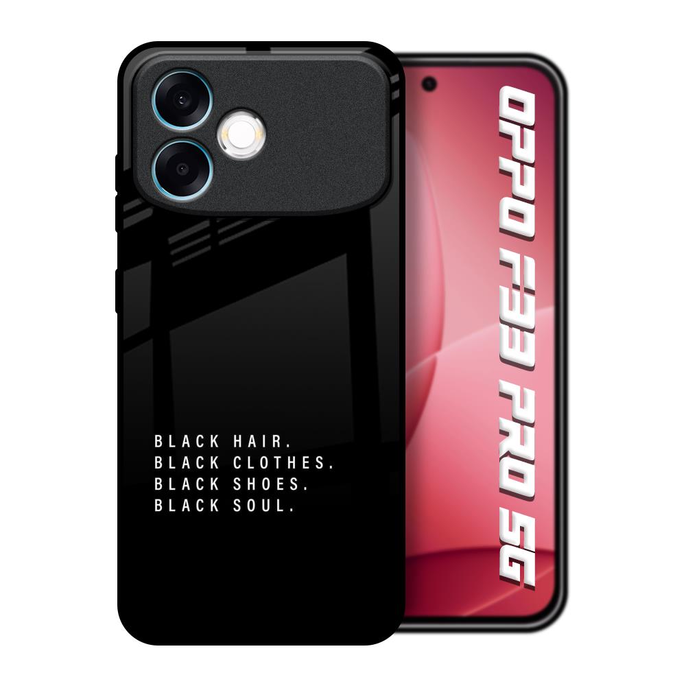 Black Soul Oppo F33 Pro 5G Glass Back Cover Online
