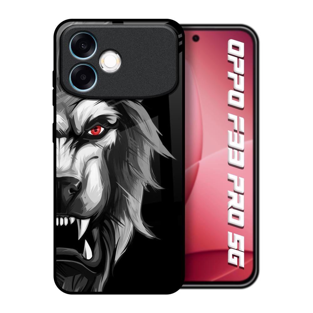 Wild Lion Oppo F33 Pro 5G Glass Back Cover Online