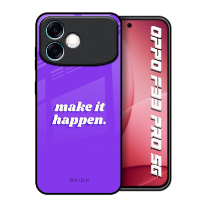 Make it Happen Oppo F33 Pro 5G Glass Back Cover Online
