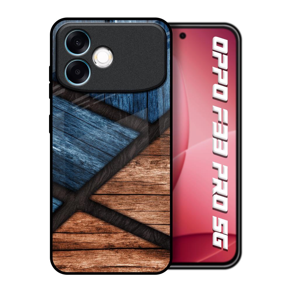 Wooden Tiles Oppo F33 Pro 5G Glass Back Cover Online