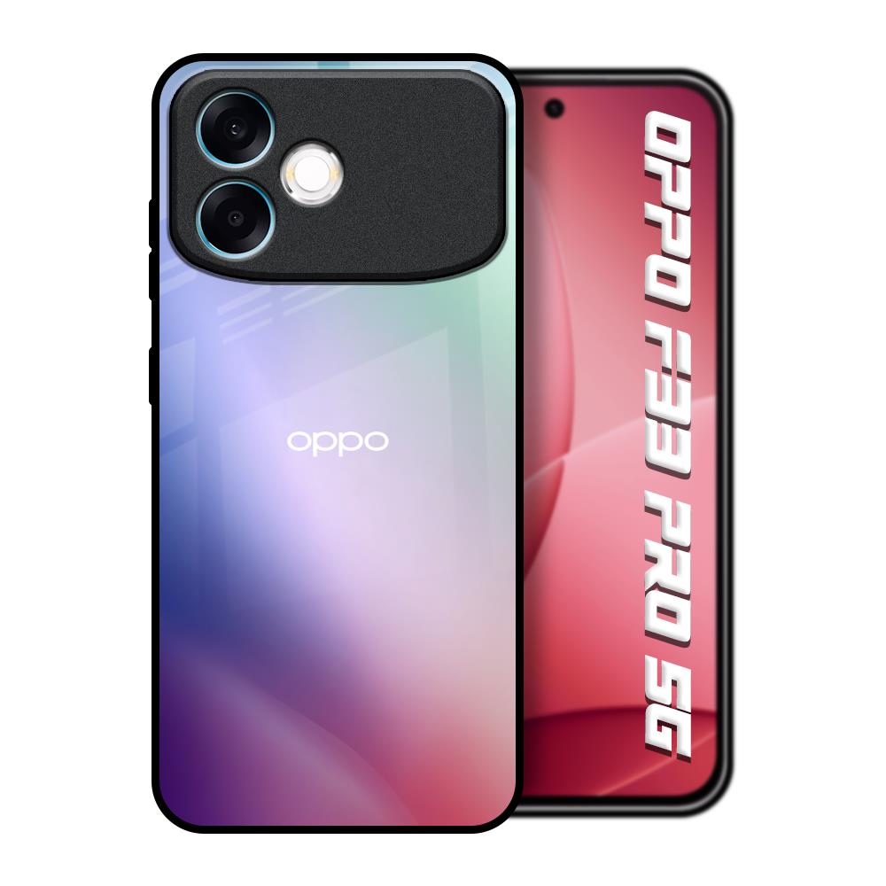 Abstract Holographic Oppo F33 Pro 5G Glass Back Cover Online