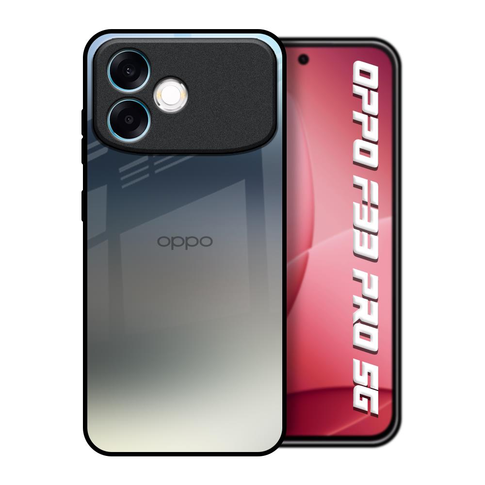 Tricolor Ombre Oppo F33 Pro 5G Glass Back Cover Online