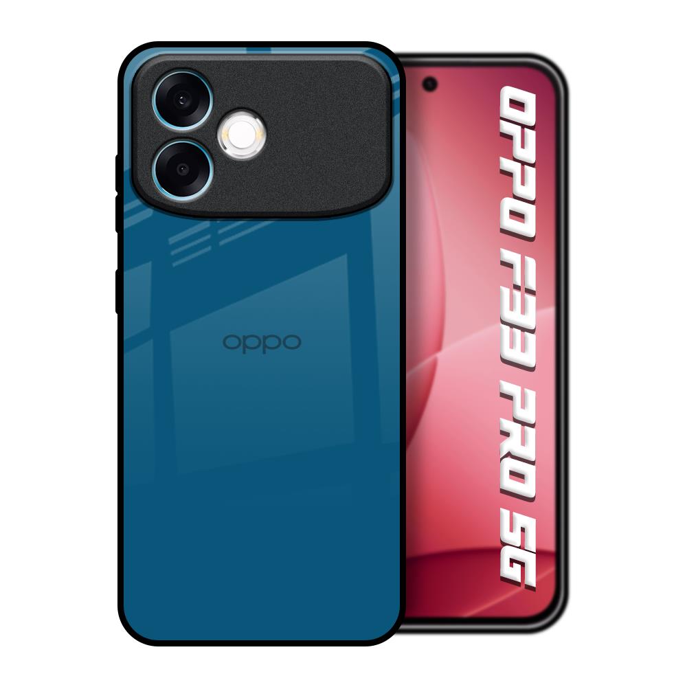 Cobalt Blue Oppo F33 Pro 5G Glass Back Cover Online