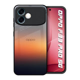 Aesthetic Orange Oppo F33 Pro 5G Glass Back Cover Online