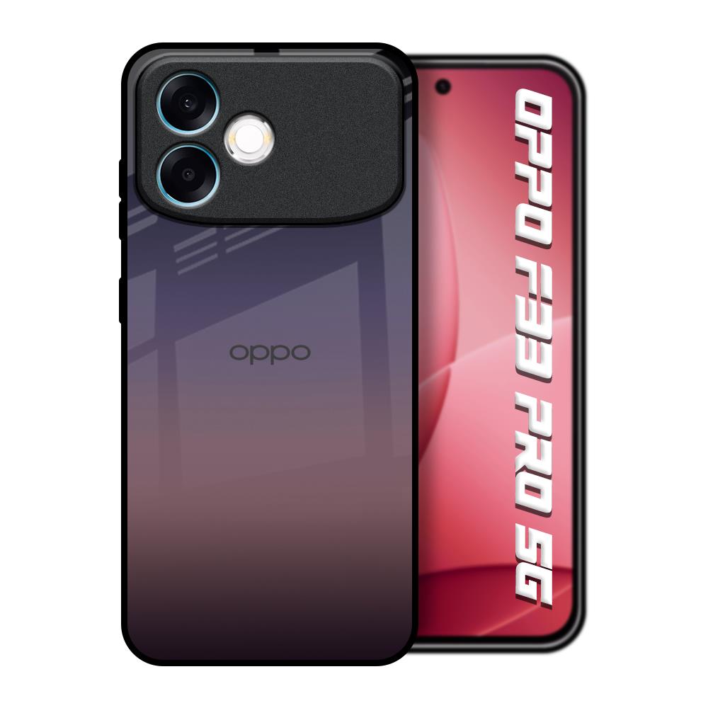 Grey Ombre Oppo F33 Pro 5G Glass Back Cover Online