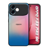 Blue & Pink Ombre Oppo F33 Pro 5G Glass Back Cover Online