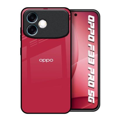 Solo Maroon Oppo F33 Pro 5G Glass Back Cover Online