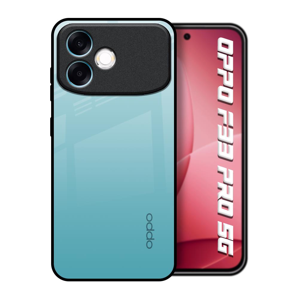 Arctic Blue Oppo F33 Pro 5G Glass Back Cover Online