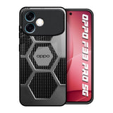 Hexagon Style Oppo F33 Pro 5G Glass Back Cover Online