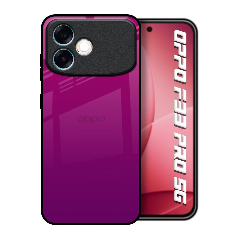 Magenta Gradient Oppo F33 Pro 5G Glass Back Cover Online