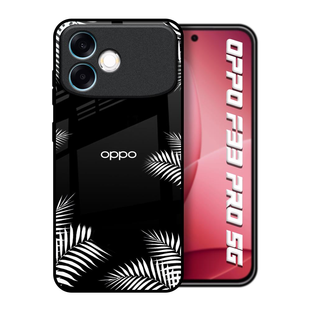 Zealand Fern Design Oppo F33 Pro 5G Glass Back Cover Online