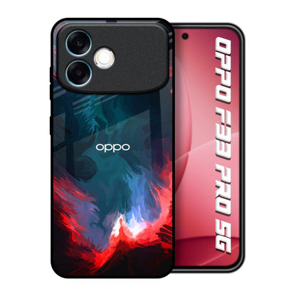Brush Art Oppo F33 Pro 5G Glass Back Cover Online