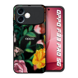 Flowers & Butterfly Oppo F33 Pro 5G Glass Back Cover Online