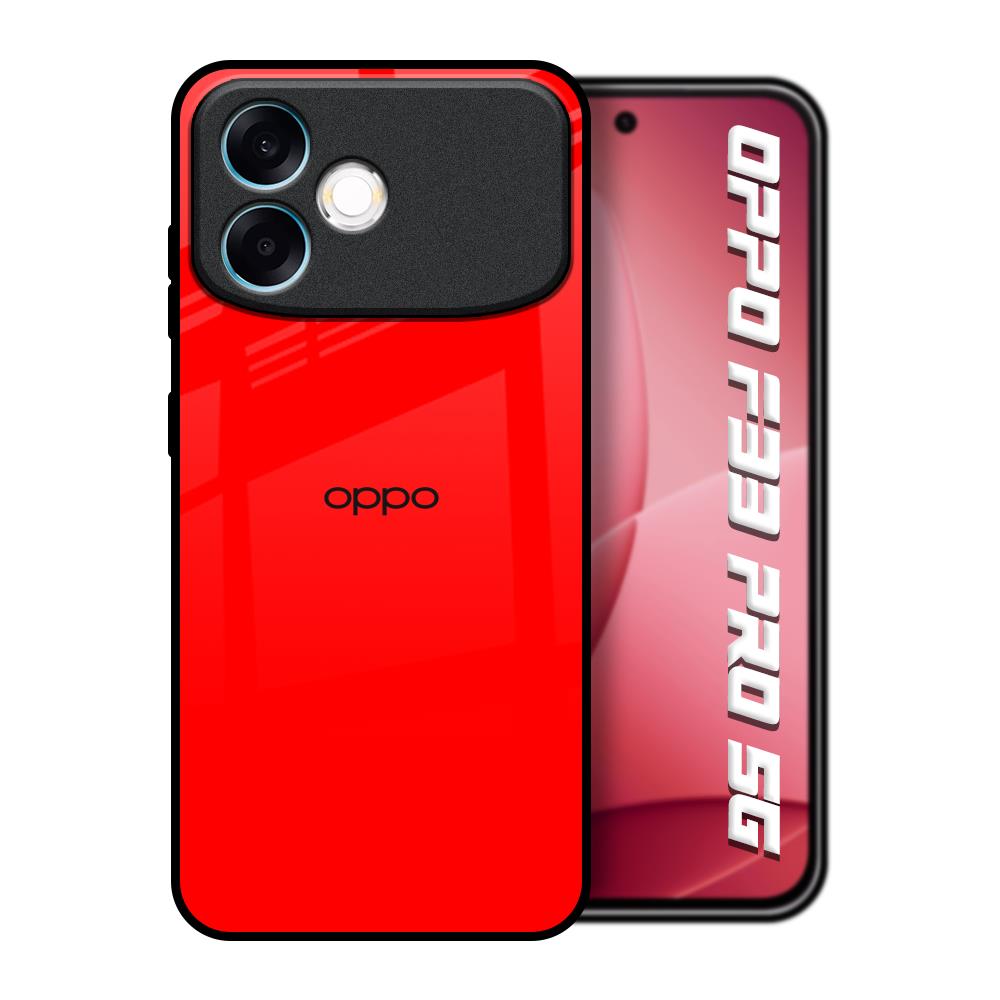 Blood Red Oppo F33 Pro 5G Glass Back Cover Online
