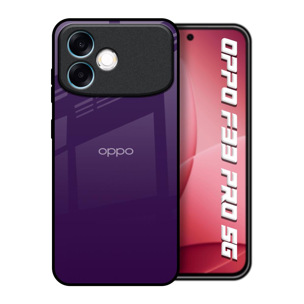 Dark Purple Oppo F33 Pro 5G Glass Back Cover Online