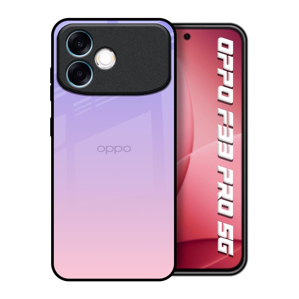 Lavender Gradient Oppo F33 Pro 5G Glass Back Cover Online