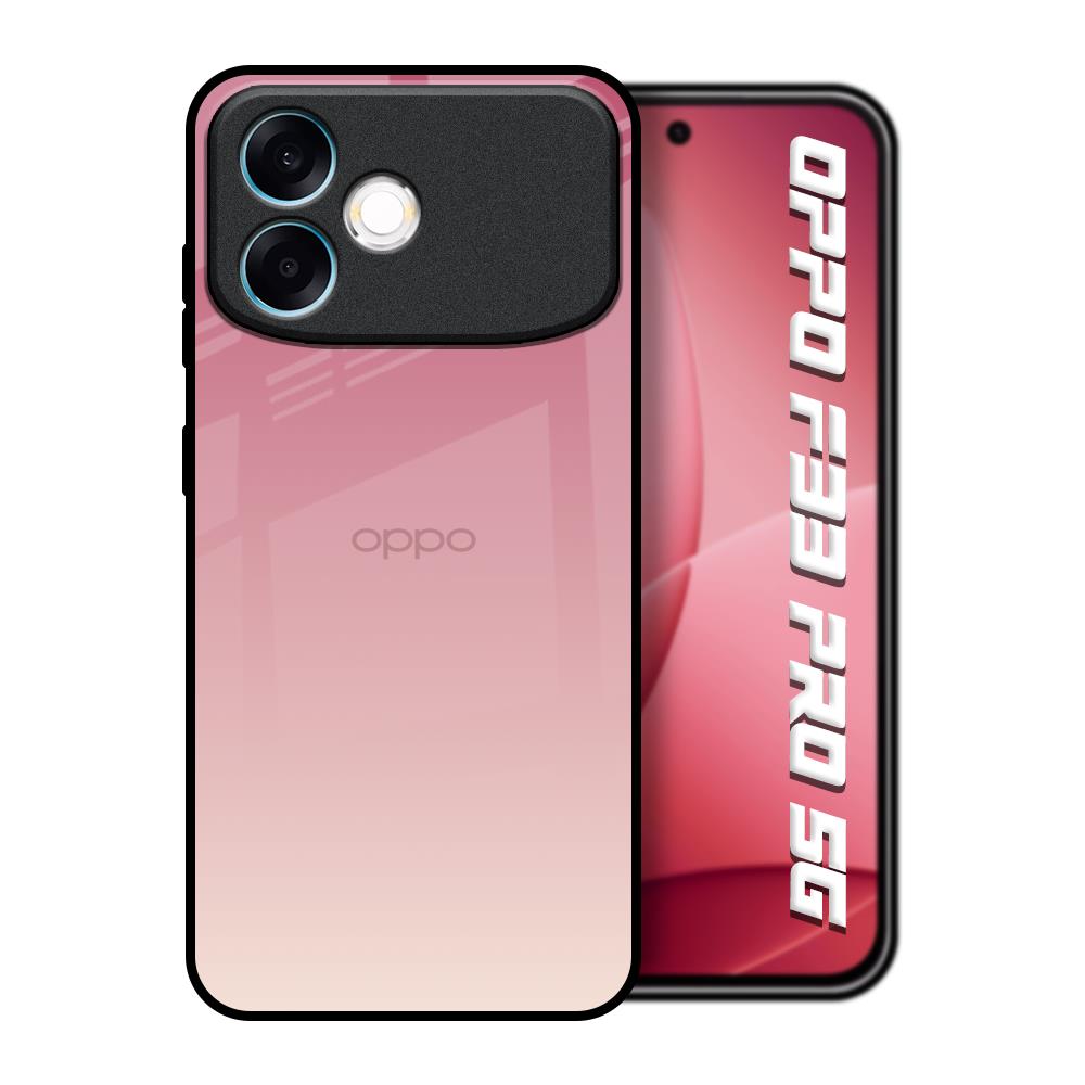 Blooming Pink Oppo F33 Pro 5G Glass Back Cover Online