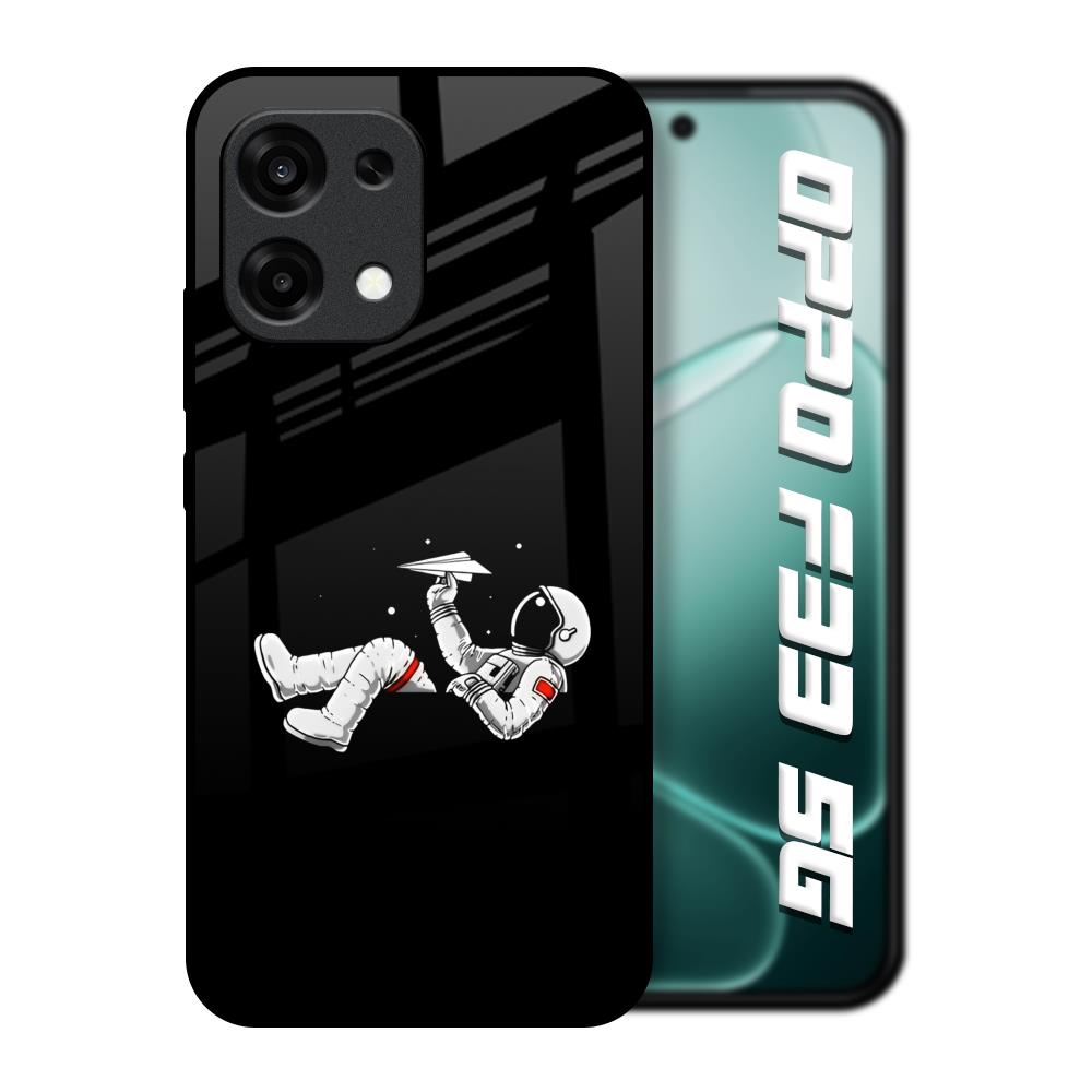 Space Traveller Oppo F33 5G Glass Back Cover Online