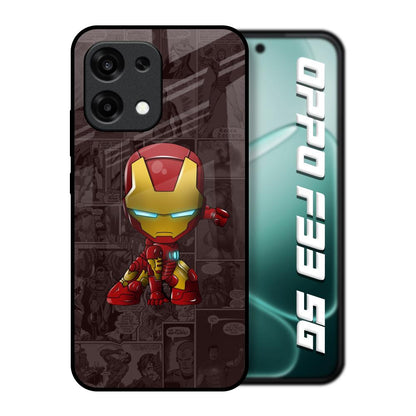 Angry Baby Super Hero Oppo F33 5G Glass Back Cover Online