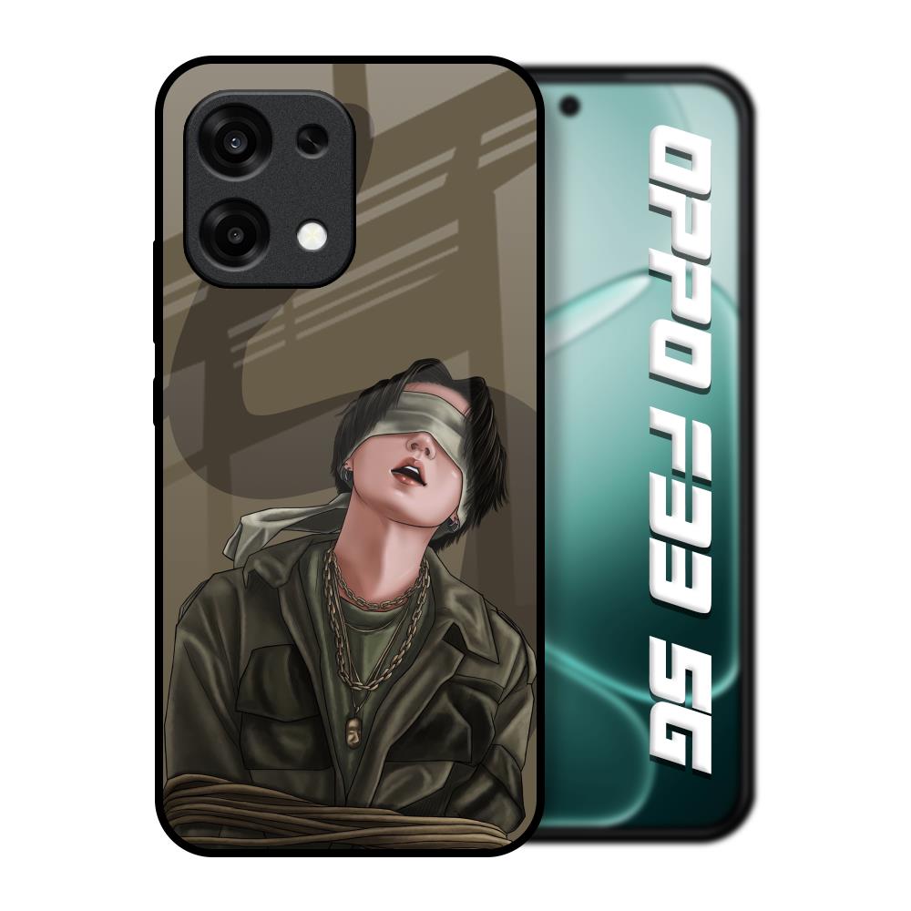 Blind Fold Oppo F33 5G Glass Back Cover Online
