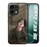 Blind Fold Oppo F33 5G Glass Back Cover Online